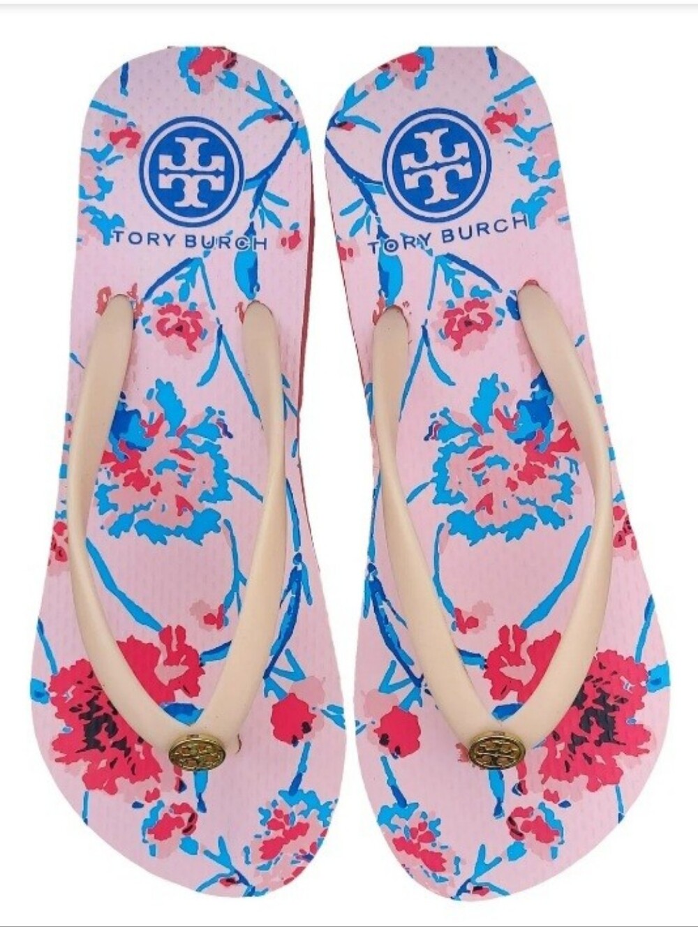Tory Burch Pink Flip Flops Size 6